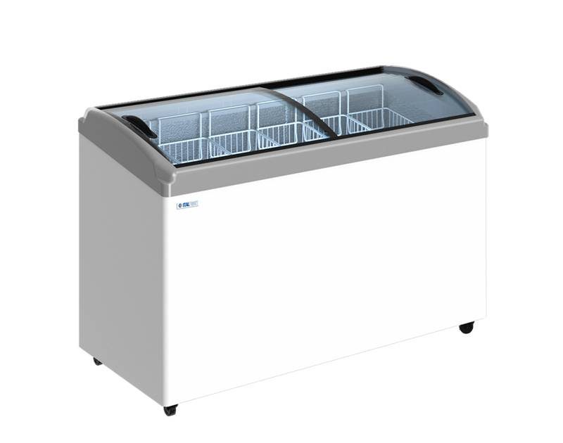 Морозильный ларь ITALFROST CF500C 6 кор серый