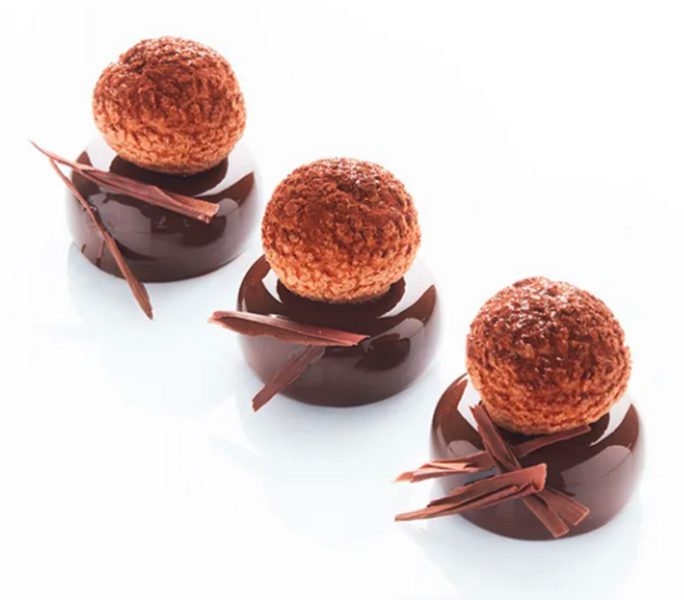 Фото Форма для выпечки Martellato «Круг» L 297 мм, B 176 мм, 6 ячеек — арт. 30SIL500N 1