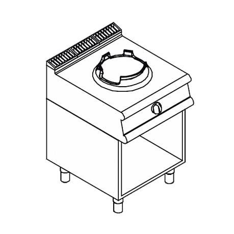 Плита WOK Apach Chef Line LRWG67POS