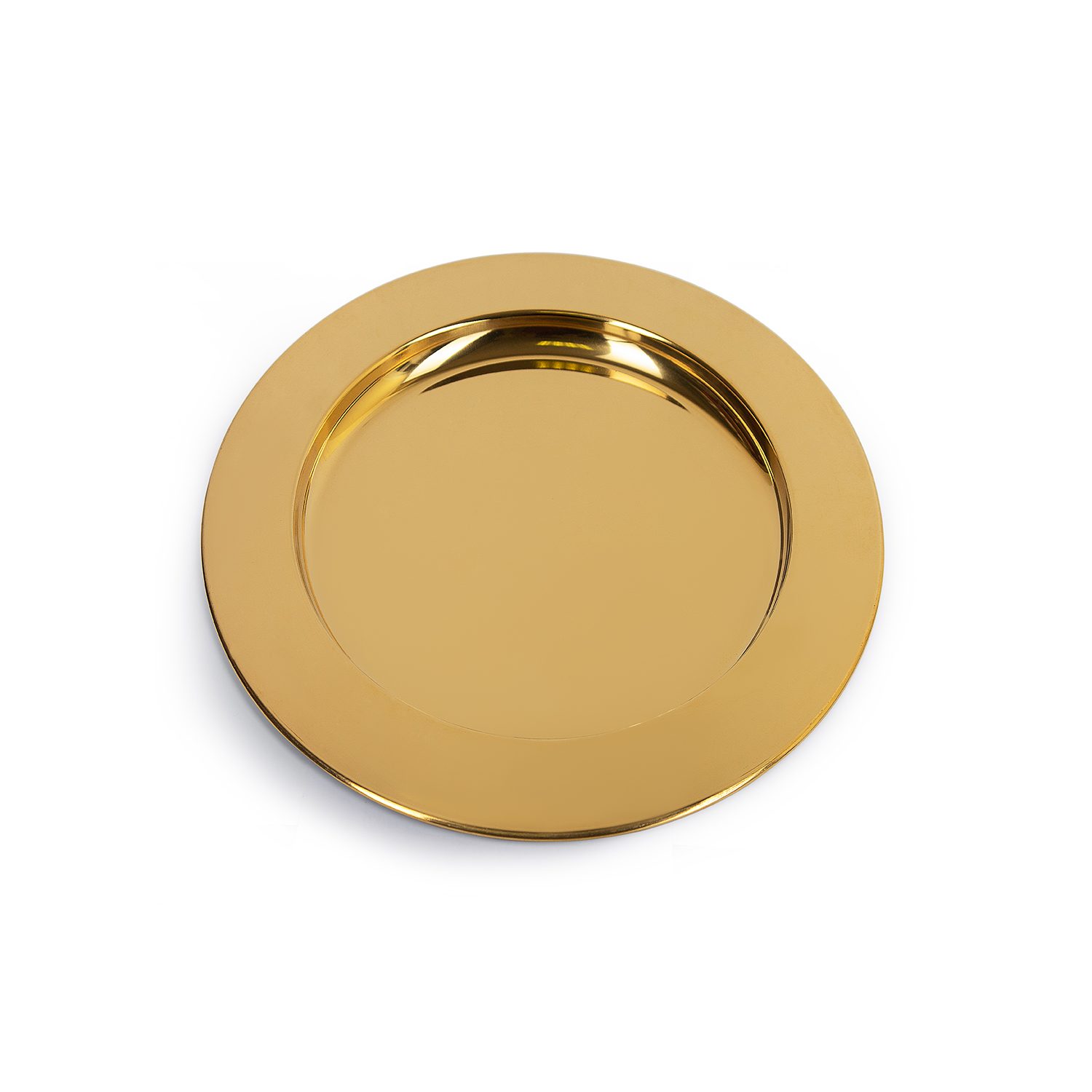 Блюдо Luxstahl D 400 мм золото артикул кт2882