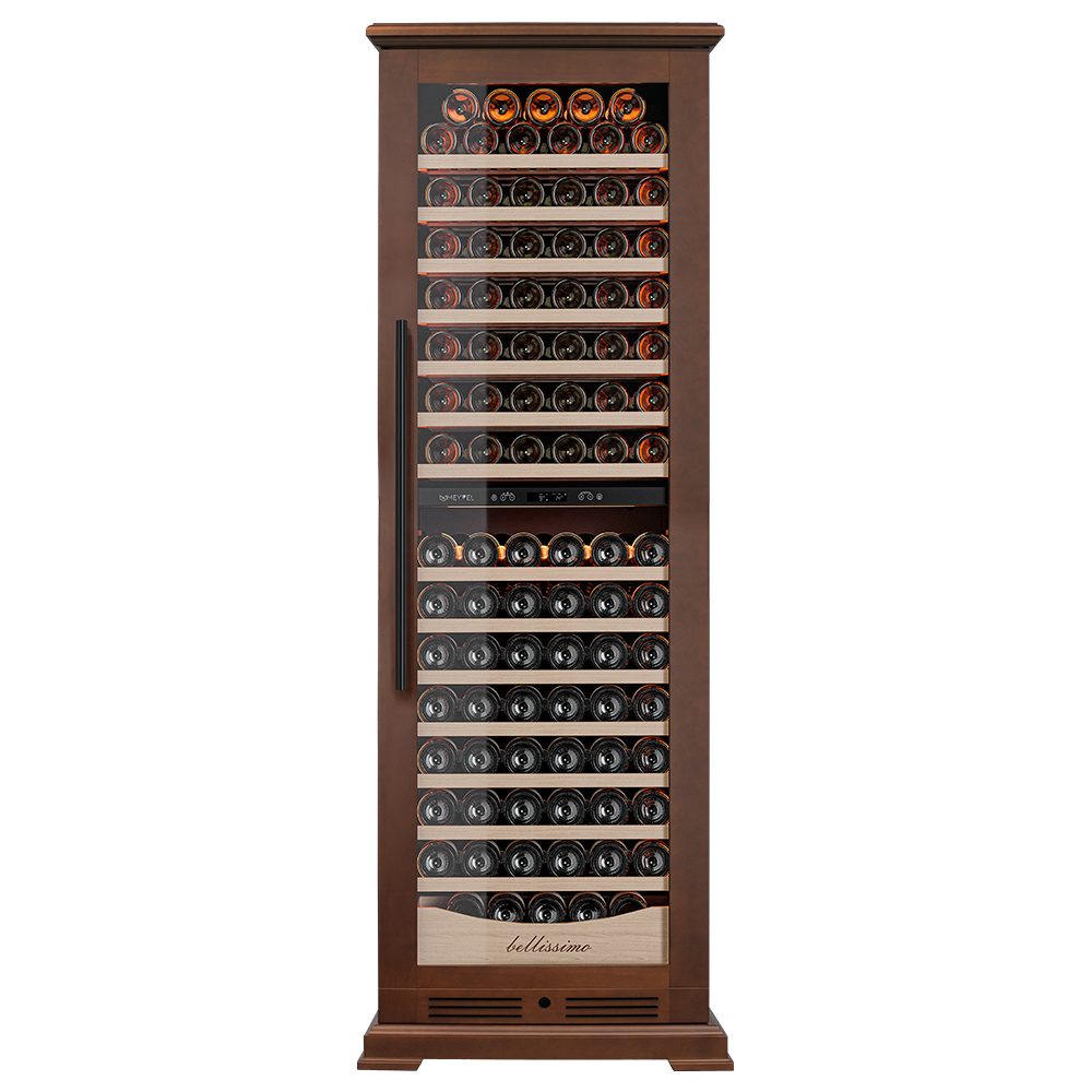 Фото Шкаф винный Meyvel MV163PRO-KBT2 (Итальянский орех) компрессорный 2