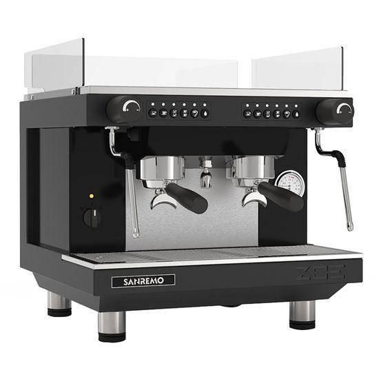 Кофемашина Sanremo Zoe Kompact Tall 2 бело-чёрная