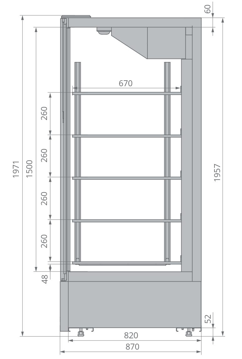 Фото Шкаф морозильный BrandFord SHKAFF II 0.7 HT — арт. СВ702 2