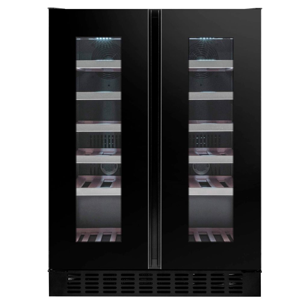 Шкаф винный Temptech ST2DX60DRB
