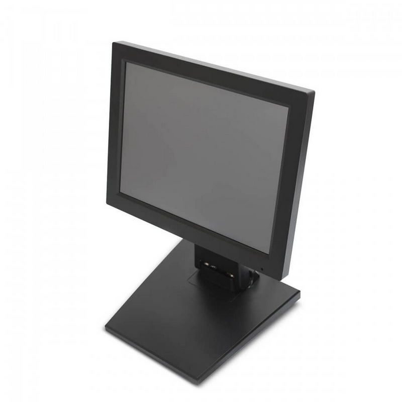 Фото POS-монитор сенсорный MERTECH 12" CT-12ТM с подставкой, VESA (VGA + USB) 1