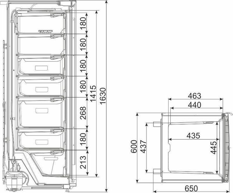 Фото Шкаф морозильный Snaige F 27 SM (FS350-1500) — арт. F27SM-T1EPM1QXXXPPZXSEBB 1