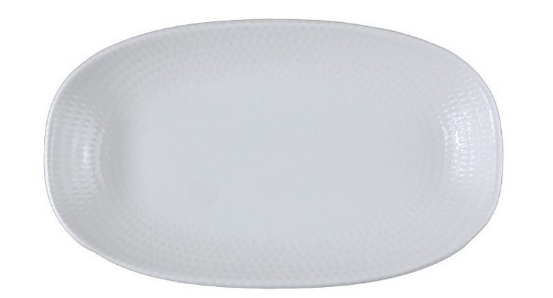 Блюдо Bonna White Pure Dot L артикул S-PRDGRM15OKY