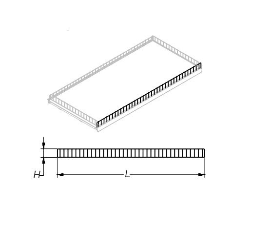 Ограничитель фронтальный Stahler муар, RAL 8017