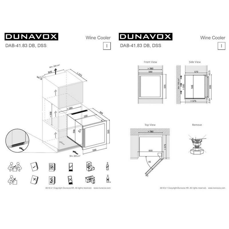 Фото Шкаф винный Dunavox DAB-41.83DB 7
