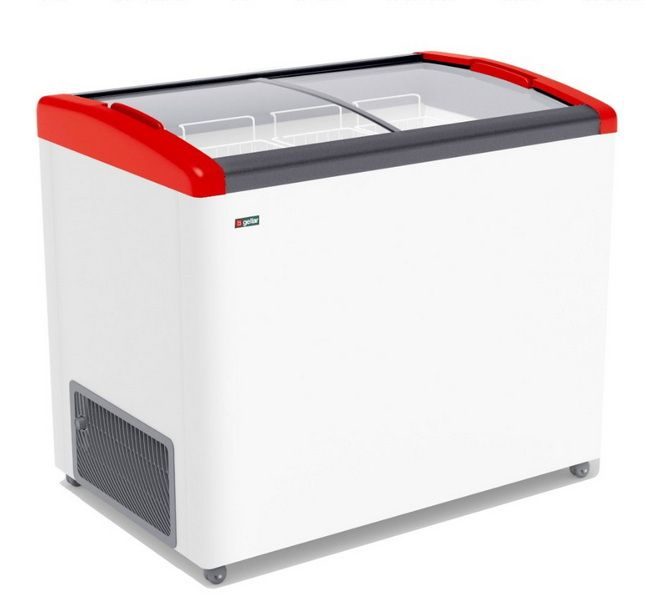 Морозильный ларь Gellar FG 350 E красный