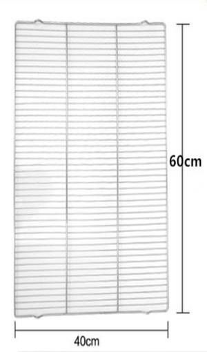 Фото Полка-решетка размером 60*40 см из нержавеющей стали Kocateq 60x40 AISI grid 1