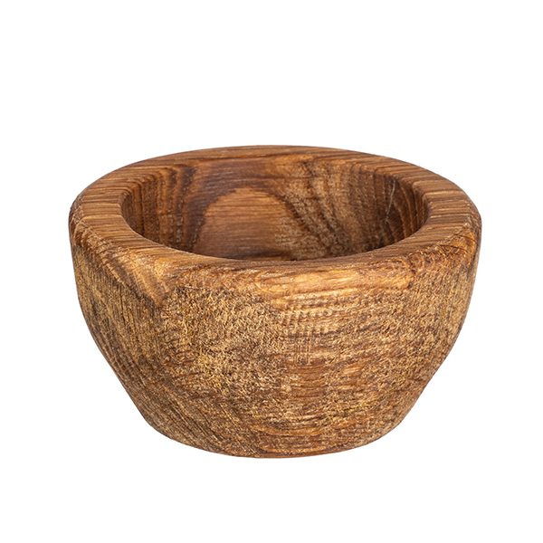 Фото Доска для подачи с соусником PPwood L 400 мм, B 220 мм, H 25 мм, дуб — арт. Q410O-00N 2