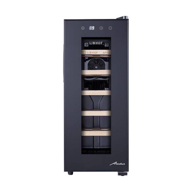 Фото Шкаф винный Libhof AP-12 black — арт. libap12b 5