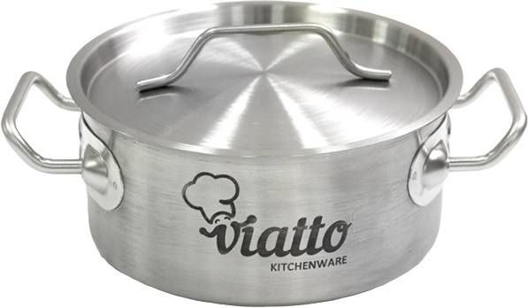 Кастрюля Viatto нерж ручками артикул 101612