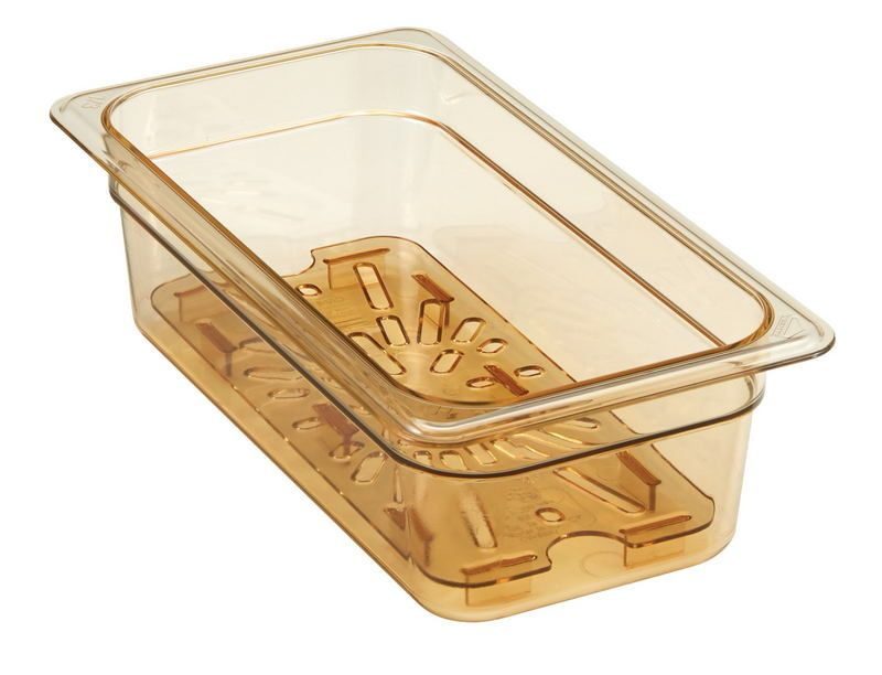 Фото Вставка Cambro дренажная в гастроемкость GN1/1 янтарный — арт. 10HPD 150 1