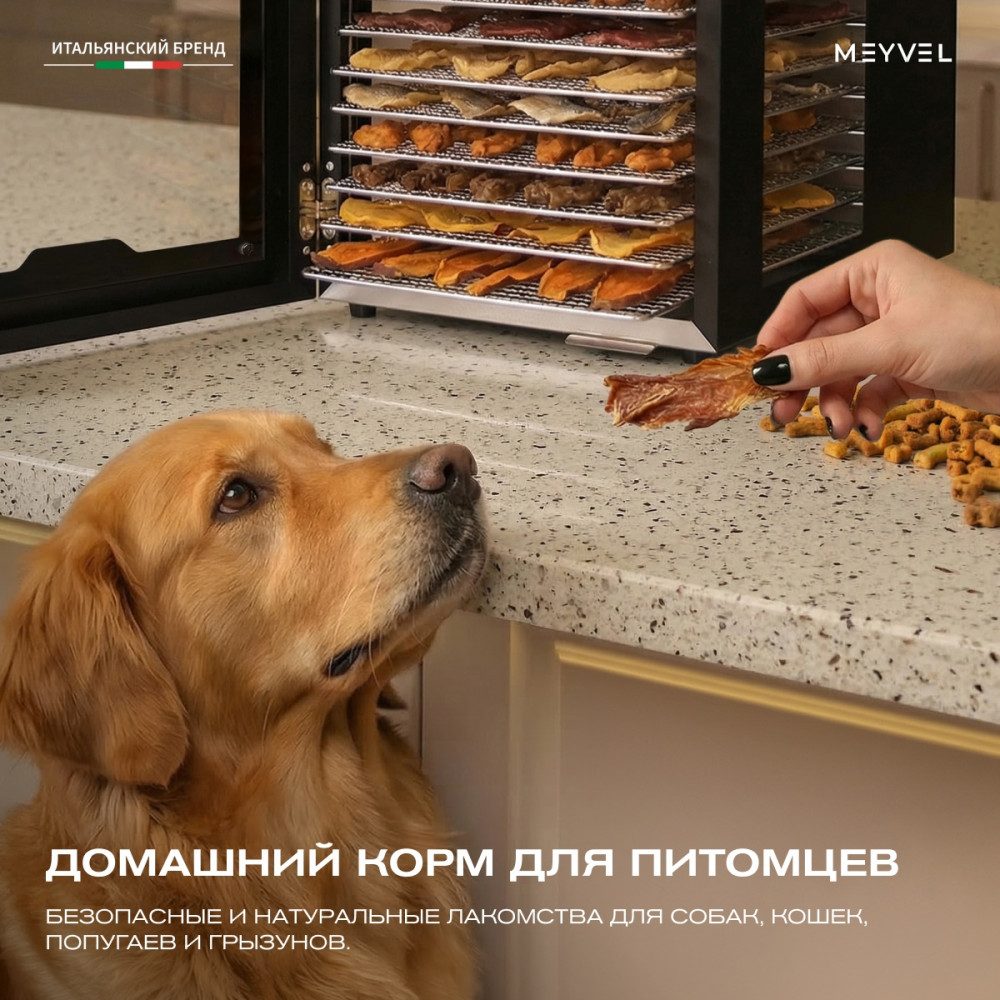Фото Дегидратор сушилка Meyvel MDH12-1S (Inox) 18