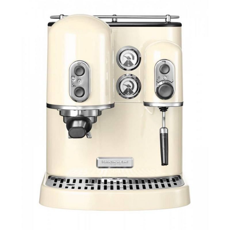 Кофемашина рожковая KitchenAid Espresso кремовая