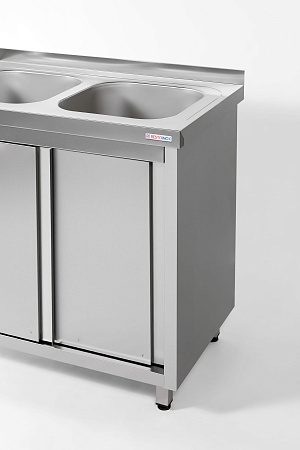 Фото Стол-тумба с ванной моечной RESTOINOX — арт. СПЗК2М-12/7-Б 3