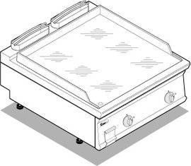 Поверхность жарочная электрическа Tecnoinox FTC8E9