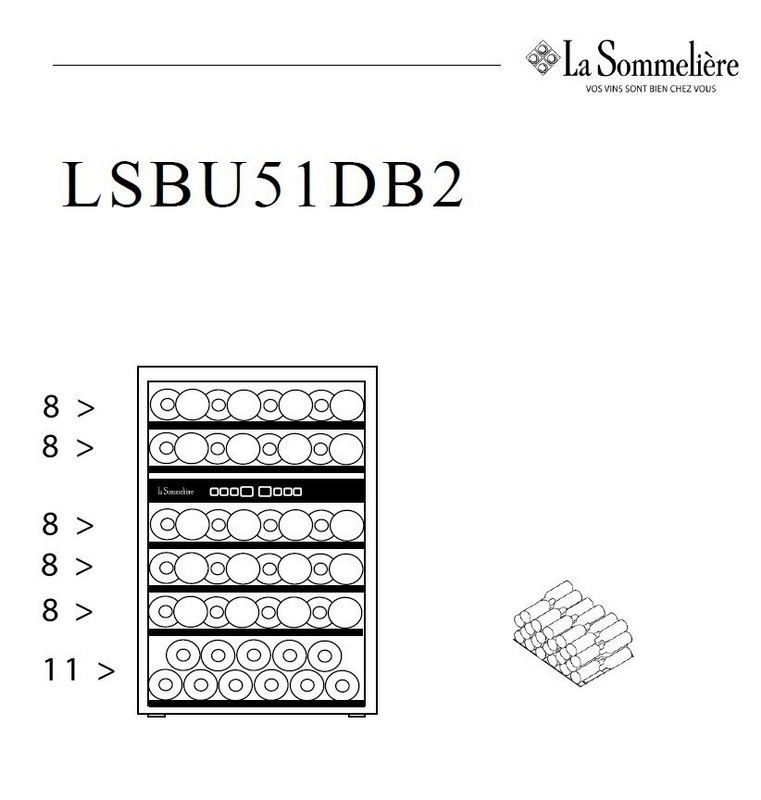 Фото Шкаф винный La Sommeliere — арт. LSBU51DB2 2