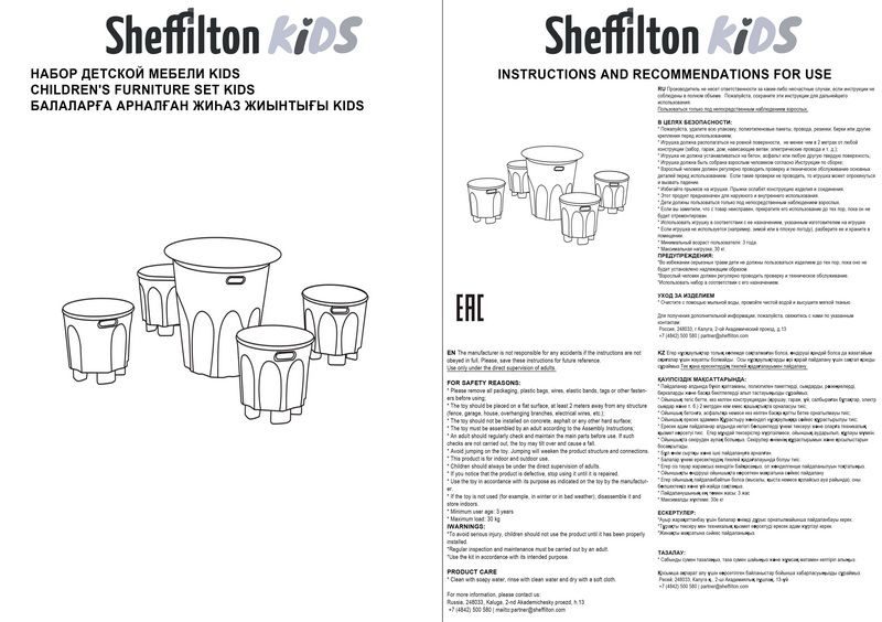 Фото Набор детской мебели Sheffilton KIDS 8