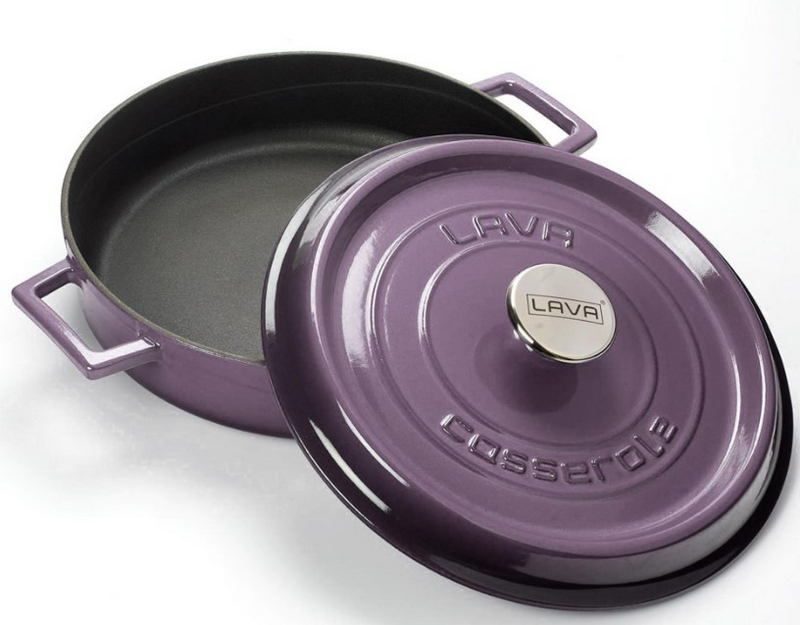 Фото Кастрюля LAVA TRENDY SERIES 3,51 л, D 280 мм, H 80 мм фиолетовая — арт. LV Y ST 28 K2 P 1