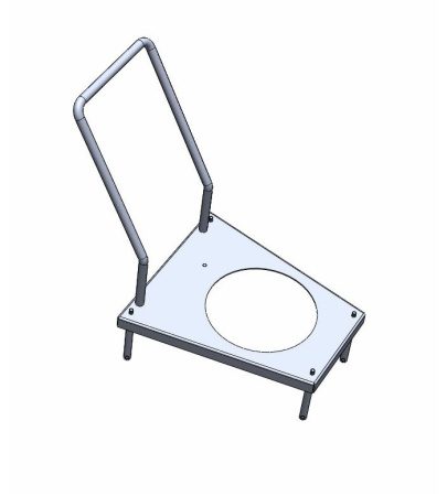 Тележка для дежи SGS TROLLEY 60 LT. на 60 л