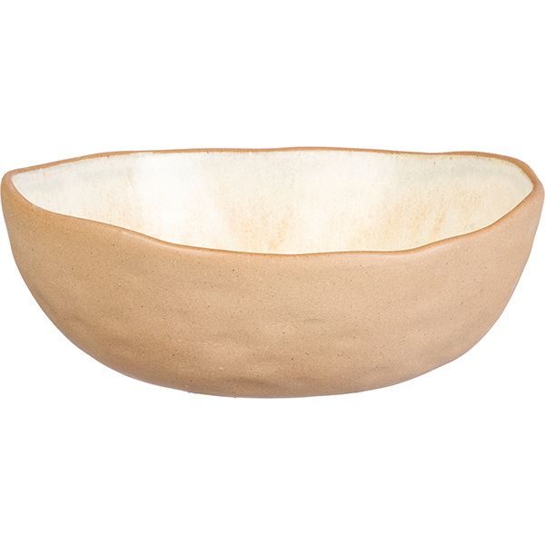 Фото Салатник Kunstwerk Grasp 280 мл, D 140 мм, H 55 мм, бежевый — арт. 20728/beige 2