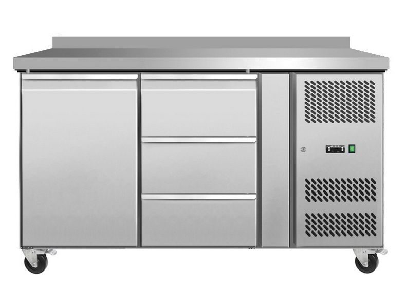 Стол холодил Koreco GN/2100TNL1D3/W пристенный с 1