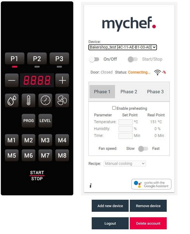 Фото Пароконвектомат Distform MyChef Bakershop 6 EN (600*400) WiFi — арт. SCE6100D 3