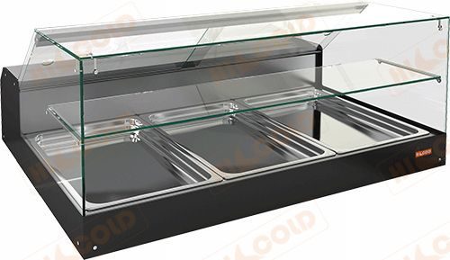 Витрина холодильная настольная HICOLD VRS 3 GN S