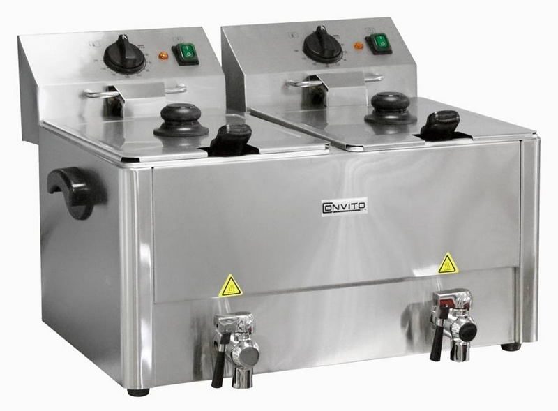Фритюрница электрическая Convito HDF8 + 8: 8L + 8L