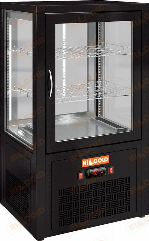 Витрина холодильная HICOLD VRC T 70 BLACK