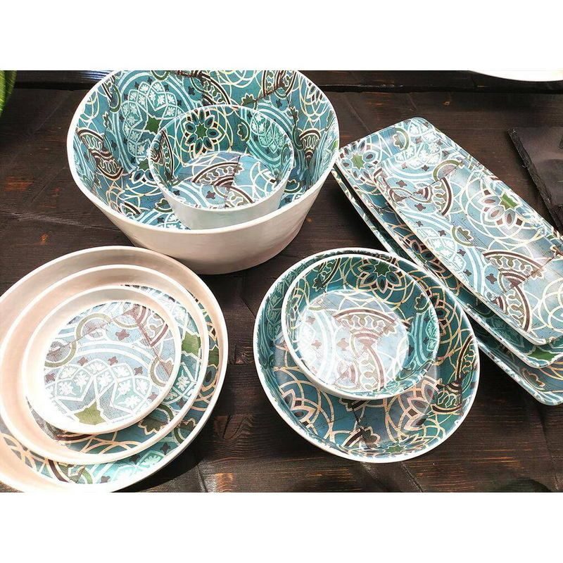 Фото Соусник P.L. Proff Cuisine Damask Blue 175 мл, D 123 мм, H 26 мм — арт. JW35105-TAI 3