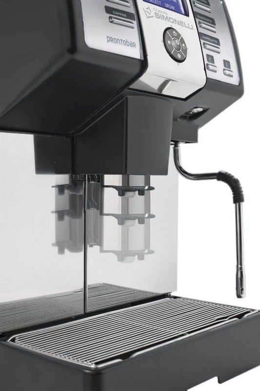 Фото Кофемашина суперавтомат Nuova Simonelli Prontobar 1 Grinder AD black + Russian LCD 3