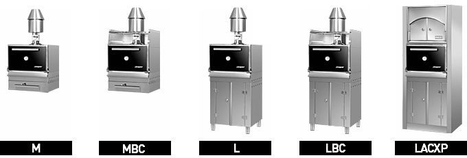Фото Печь на твердом топливе (хоспер) Josper Classic HJX-45 L/Burgundy 1