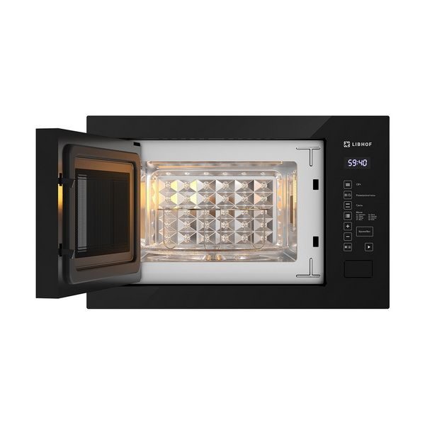 Фото Печь микроволновая встраиваемая Libhof MOS-3225 black — арт. libmos3225b 4