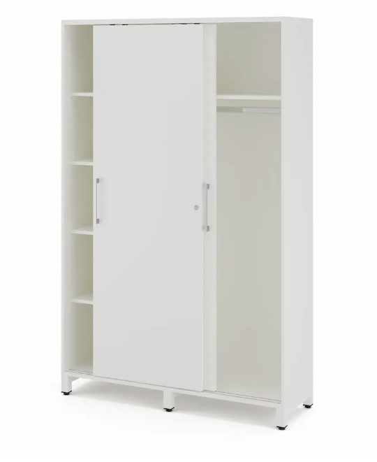 Фото Гардеробный шкаф купе КОБОР HKG/5-120/60/M white/premium 2
