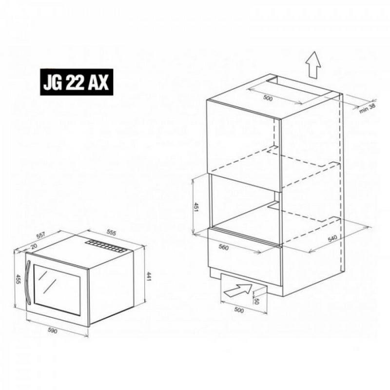 Фото Шкаф винный IP Industrie JG 22-6 AX 7