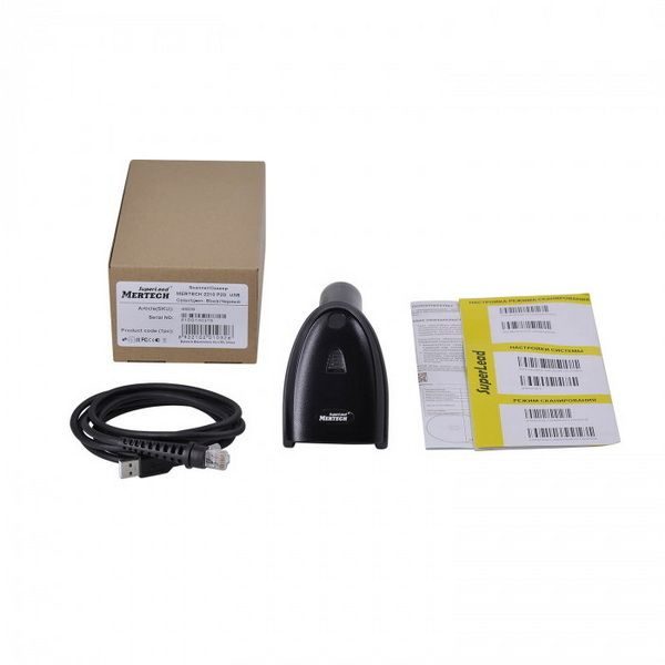 Фото Проводной сканер штрих-кода MERTECH 2210 P2D SUPERLEAD USB черный 9