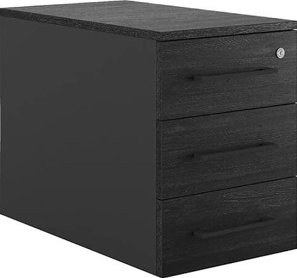 Тумба приставная КОБОР TS3-40/50 black/wood