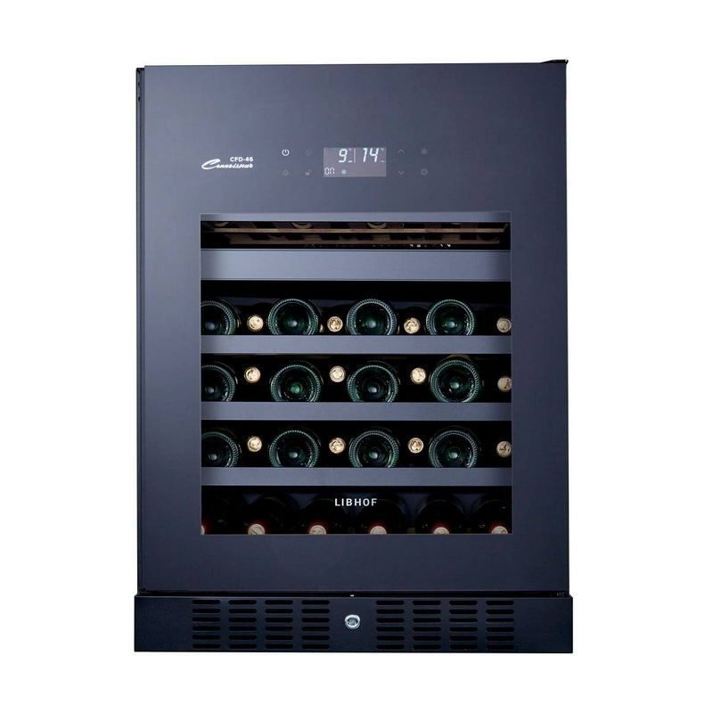 Фото Шкаф винный Libhof CFD-46 black — арт. libcfd46b 10