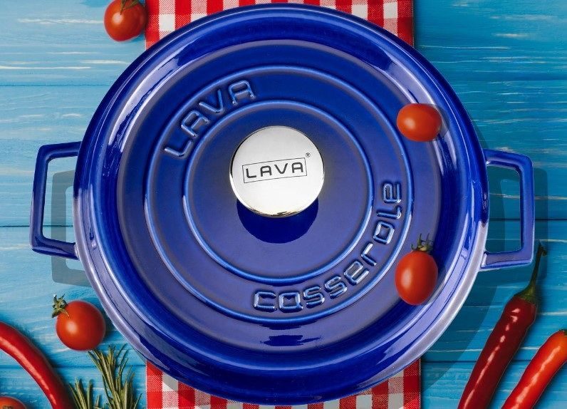 Кастрюля LAVA Premium 6, 71 л LV Y TC 28 PR K2 B