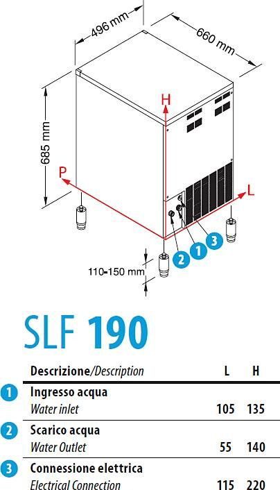 Фото Льдогенератор NTF SLF 190 A 2