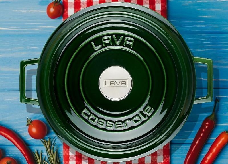 Кастрюля LAVA Premium 6, 71 л LV Y TC 28 PR K2 G