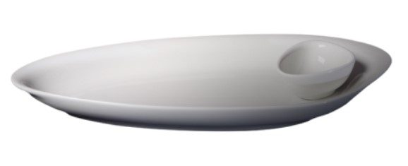 Фото Блюдо Cameo Pearl L 254 мм, B 120 мм, H 25 мм — арт. 713-T103 4