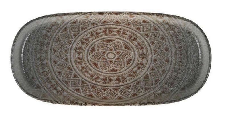 Блюдо Bonna Damasquino L артикул S-MT-DMSHYG21OV