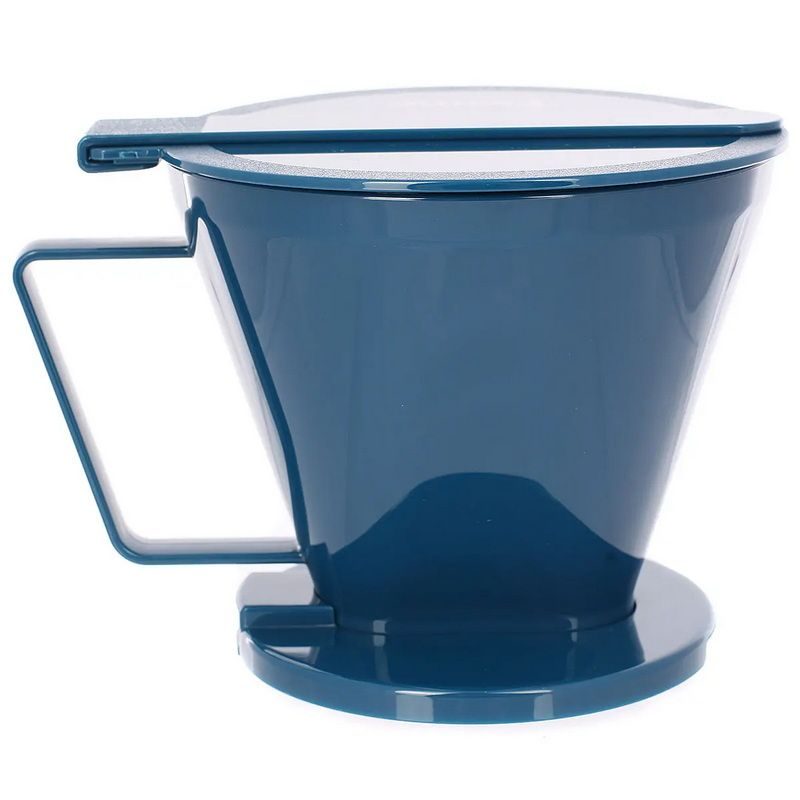 Фото Воронка иммерсионная Tiamo SMART2COFFEE (HG5569В) по системе Клевер, пластик, синяя 2