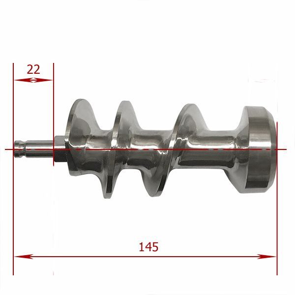 Фото Шнек для мясорубок Crazy Pan CP-MM12C, CP-MM12S нерж.сталь — арт. CP-SPMM12SWM 3