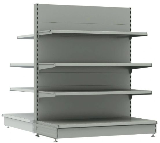 База торцевого стеллажа Stahler муар, RAL 9010)